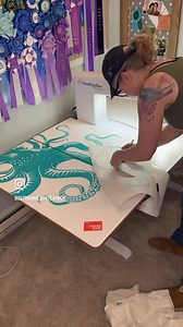 4.3K views · 288 reactions | Well. Alright then. . Thanks Handiquilter for this amazing sit down machine! The Amara is so smooth and much quieter than my capri 18. jt was literally plug and play…zero fussing. With the small exception of not being able to convince them to pre-octopus the table.  | White Arbor Quilting, Bethanne Nemesh | Facebook