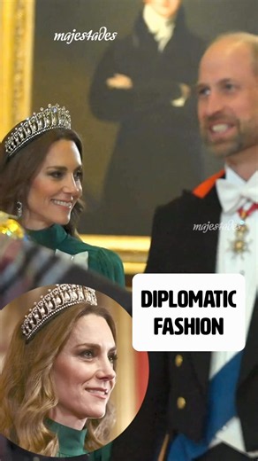 State Banquet 🇳🇬 Windsor Castle 👑 Catherine in green, Queen Camilla in white. Royal diplomacy.