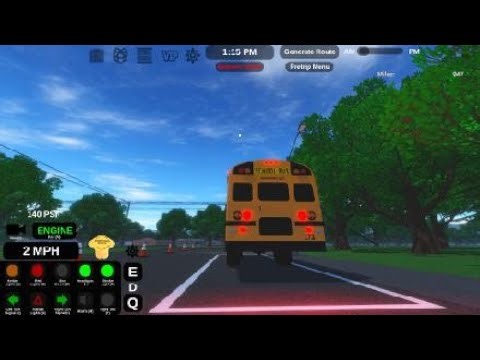 Roblox school bus simulator route Roblox Thomas