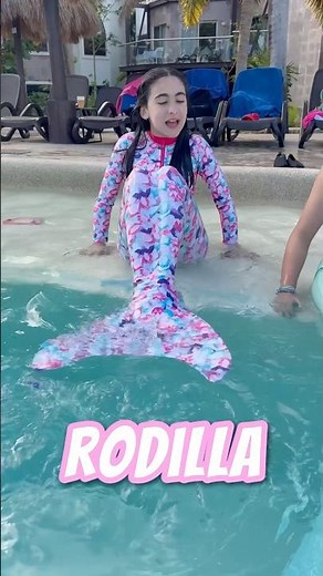 Clases de nado con cola de sirena 🧜‍♀️ 💦 #laracampos