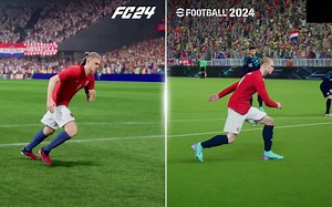fc24 vs pes各球员点球对比，看看哪个更真实