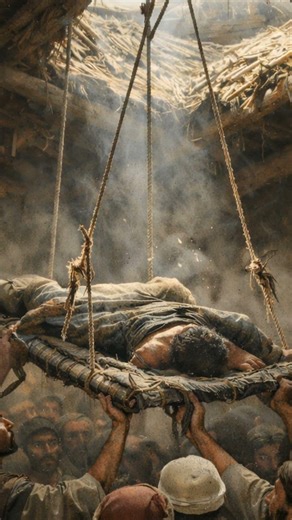 Your Sins Are Forgiven — AI Visualizing Mark 2:3–5, 11–12 | Scripture Visuals