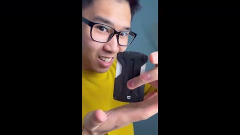 WARMOUNTS Men's Metal Wallet, Slim Carbon Fiber Wallet with Money Clip & Credit Card Holder, RFID Blocking Minimalist Front Pocket Wallet, Present for Men in Christmas Valentine's Day, Brown - Walmart.com