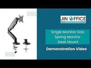 Single Monitor Gas Spring Arm JMS31-C1E Demonstration