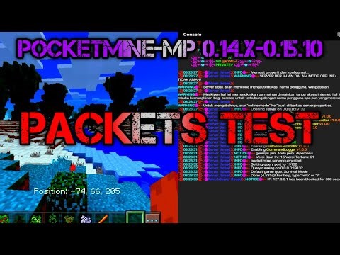 PocketMine-MP 0.14.3-0.15.10 Packet Test