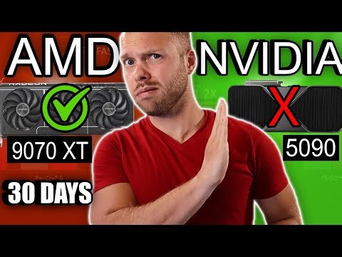 I'm Switching To AMD For 30 Days - RX 9070 XT
