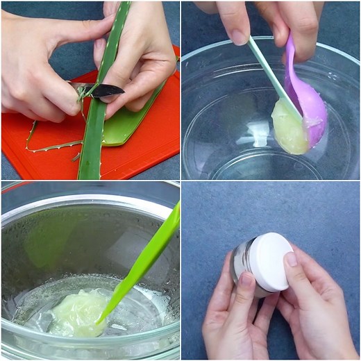 How to make Aloe vera cream at home very easily | DEMIC