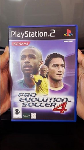 Pro Evolution Soccer 4 PS2 / Totti & Henry Cover #ps2 #pes4