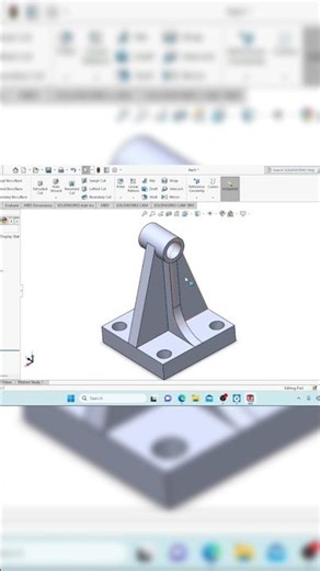 solidworks tutorial, how to use rib