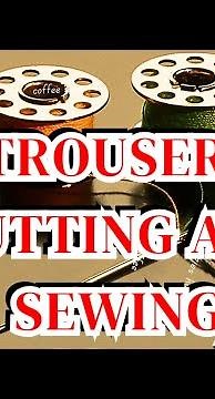 Very Easy Trousers Cutting And Sewing How To Sew Trousers -2025