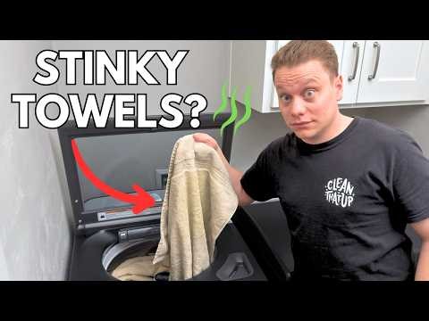 The Best Way to Clean Stinky Towels!