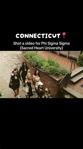 Shot a video for Phi Sigma Sigma (Sacred Heart University) #connnecticut #sacredheartuniversity #university