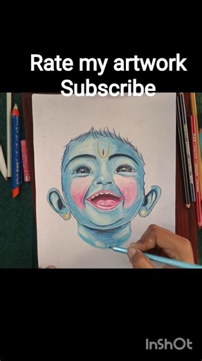 Little Krishna drawing 🔥#drawing #Krishna #YouTubeshort #lordKrishna #shortvideo #LittleKrishna