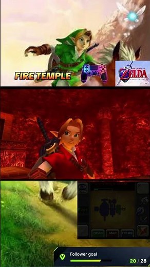 Part 1 How to Beat Volvagia 🔥 | Zelda: Ocarina of Time 3D Master Quest Guide #Shorts