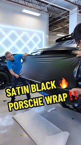 103K views · 1.5K reactions | Car wrapping the brand new Porsche in Satin Black! You can’t go wrong with this color! This car wrap looks amazing! ✨ #carwrapping #carwraps #asmr #asmrsounds | Jay The Wrap Specialist | Facebook