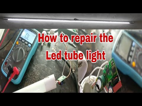 How to repair the power module control of led tube light