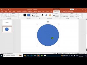 How to fragment a circle in PowerPoint