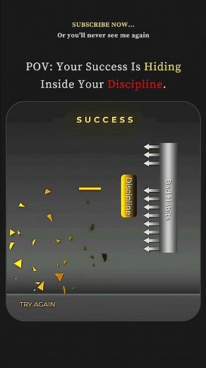 SUCCESS DEMANDS DISCIPLINE. 💪💥 #mindset #discipline #selfimprovement #consistency #patience