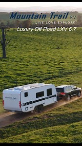 2.6K views · 65 reactions | Nick from Mountain Trail RV takes you through the all new LXV 6.7 Luxury Off Road Caravan. www.mountaintrailrv.com.au | Mountain Trail RV | Facebook