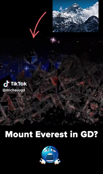 Scream Machine is a banger 🔥 . . #geometrydash #gd #meme #gaming #mountain