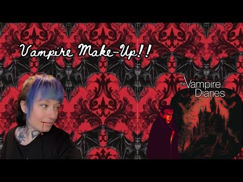 The Vampire Diaries Inspired Halloween Vampire Make up Idea!