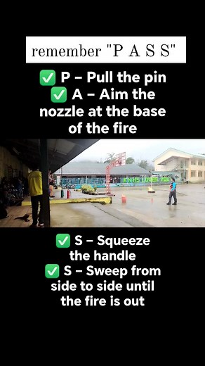 20 reactions · 12 comments | Simple steps in using Fire Extinguisher  #highlightseveryoneシ゚ #fbreelsfypシ゚ #communitynarslifejourney | Noveba Lumawig | Facebook