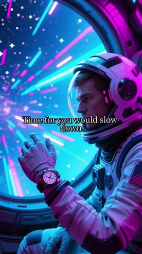 What happens if you travel at the speed of light…? 🚀#Physics#SpaceFacts#Relativity#Science#Universe