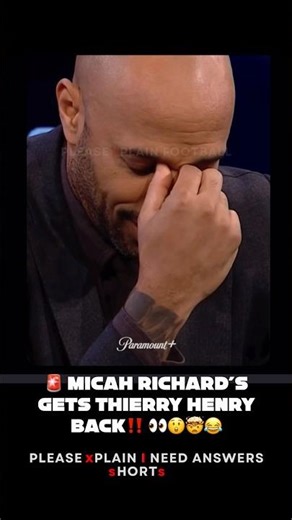🚨 Micah Richard’s GETS Thierry Henry BACK‼️ 👀😲🤯😂