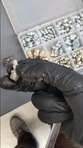 Grease Zerk Won't Take Grease? Simple Fix! #fyp #skidsteer