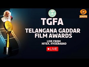 🔴LIVE : Telangana Gaddar Film Awards (TGFA) Live from Hitex , Hyderabad.