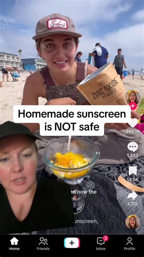 #greenscreen save yourself, it’s not worth it #sunscreen #homemadesunscreen #zincoxide #beach