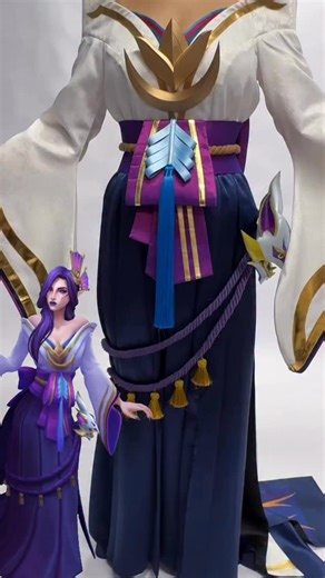 Uwowo Cosplay Official on Instagram: "Real model. Real fit. Real Uwowo craftsmanship. Spirit Blossom Morgana, up close! *The deposits of this costume are available on our website! (still have the chance to save more) #UwowoCosplay #Cosplay"