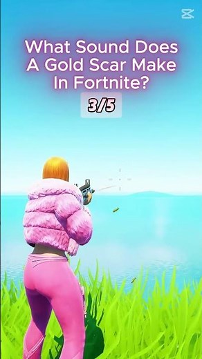 What Does A Gold Scar REALLY Sound Like in FORTNITE?