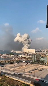 340K views · 7K shares |  Massive mysterious explosion at the port in Beirut, Lebanon Hezbollah terror group has been using this port to store its guided precision missiles. This could be an accident in their warehouse. Israeli officials say Israel has nothing to do with this. | Hananya Naftali | Facebook