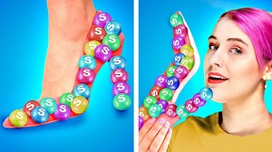 HIDE CANDY IN SHOES || Sneak Food & Makeup Into Class! Edible Parenting DIY's by Zoom Zoom | Zoom Zoom