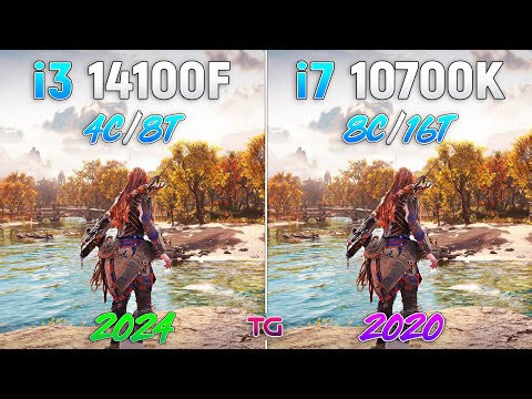 Core i3 14100F vs Core i7 10700K - 4 years difference