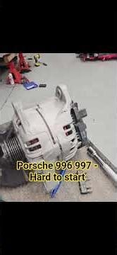 Porsche 996 997 - Hard to Start & Low Alternator ouput problem #shortvideo #shorts #short #porsche