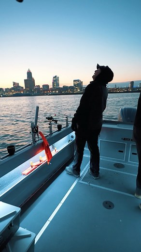 Cleveland Sunrise North River Boats Factory = Perfect Combination #northriverboats #eriemarinesales #lakeerie | Erie Marine Sales