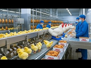Chicken Mega Factory: Chicken Egg Incubation Technology - Broiler Raising Method & Complete Process
