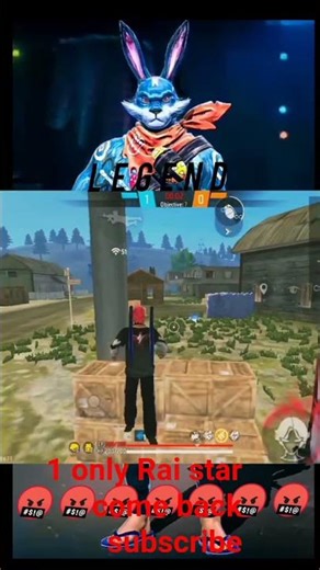 only one Rai star#garena free fire Max come back 1vs1 aaja