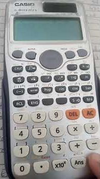 how to find ncr or combination using calculator (Casio fx 991ES plus)