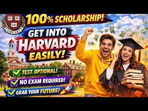 100% Scholarship at Harvard University | How to Get Admission Step-by-Step Guide