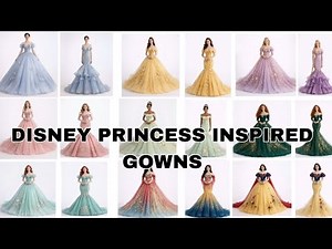 Types of Disney princess inspired dresses / Princess dresses for girls / Princess gown dresses