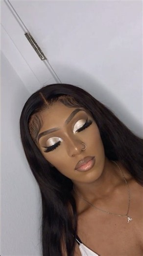 Silver Glitter Cut-Crease | Makeup Tutorial #makeup #makeuptutorial #cutcrease #glittercutcrease