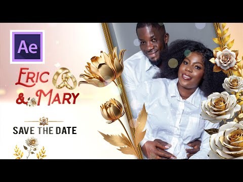 Wedding Invitation Template || After Effect Tutorial