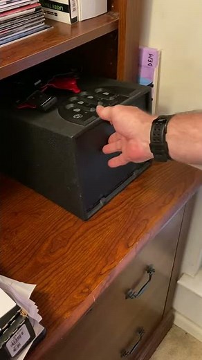 Accessing a GunVault Small Handgun Safe
