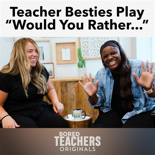 237K views · 10K reactions | Teacher besties spill the TEA!  Catch Bri and Jess on the Bored Teachers Comedy Tour! Tickets here: https://www.boredteachers.com/comedy-tour | Bored Teachers | Facebook