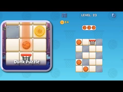 Playing the Friv game Dunk Puzzle Gameplay 🎮🏀📲