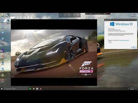 Forza Horizon 3 running on Windows 10 20H2