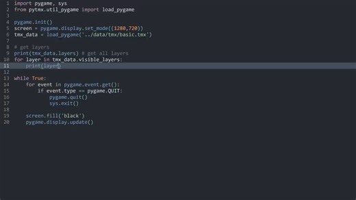 如何用Tiled创建Level (pygame)
